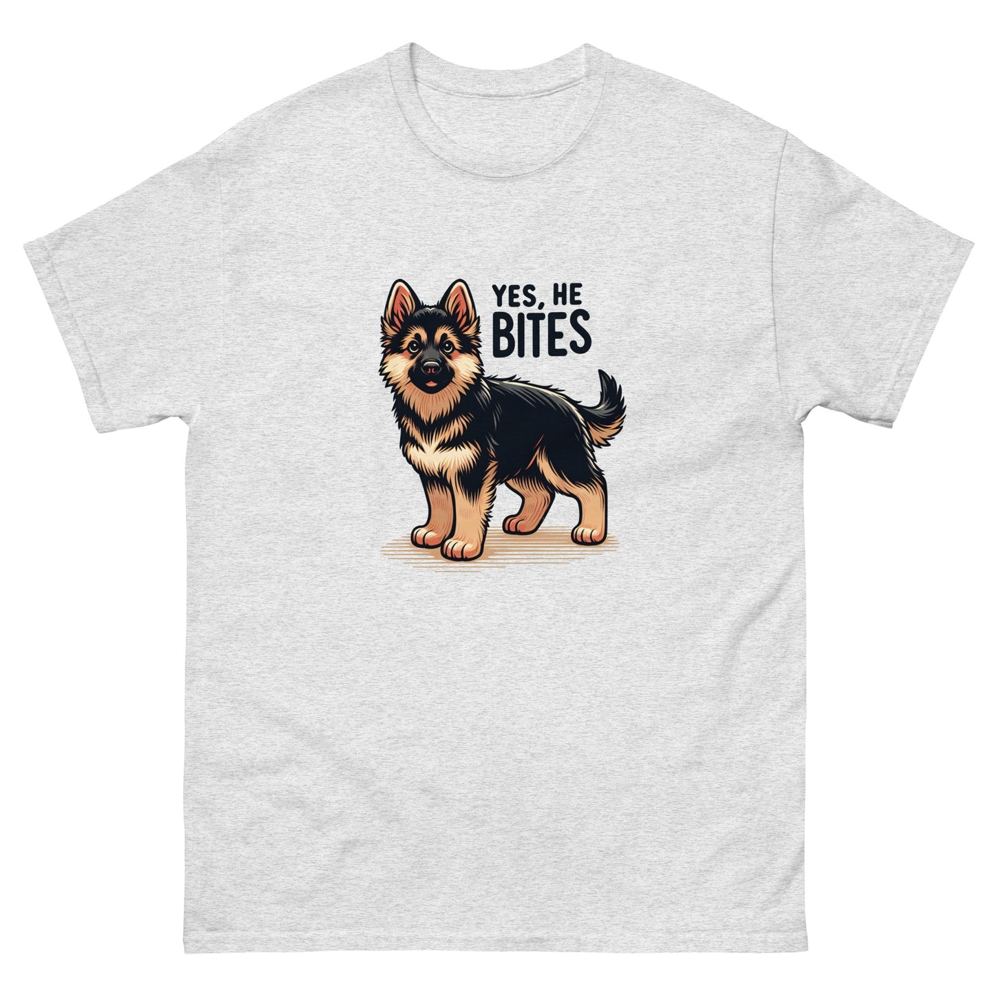 He Bites Unisex Meme T-shirt