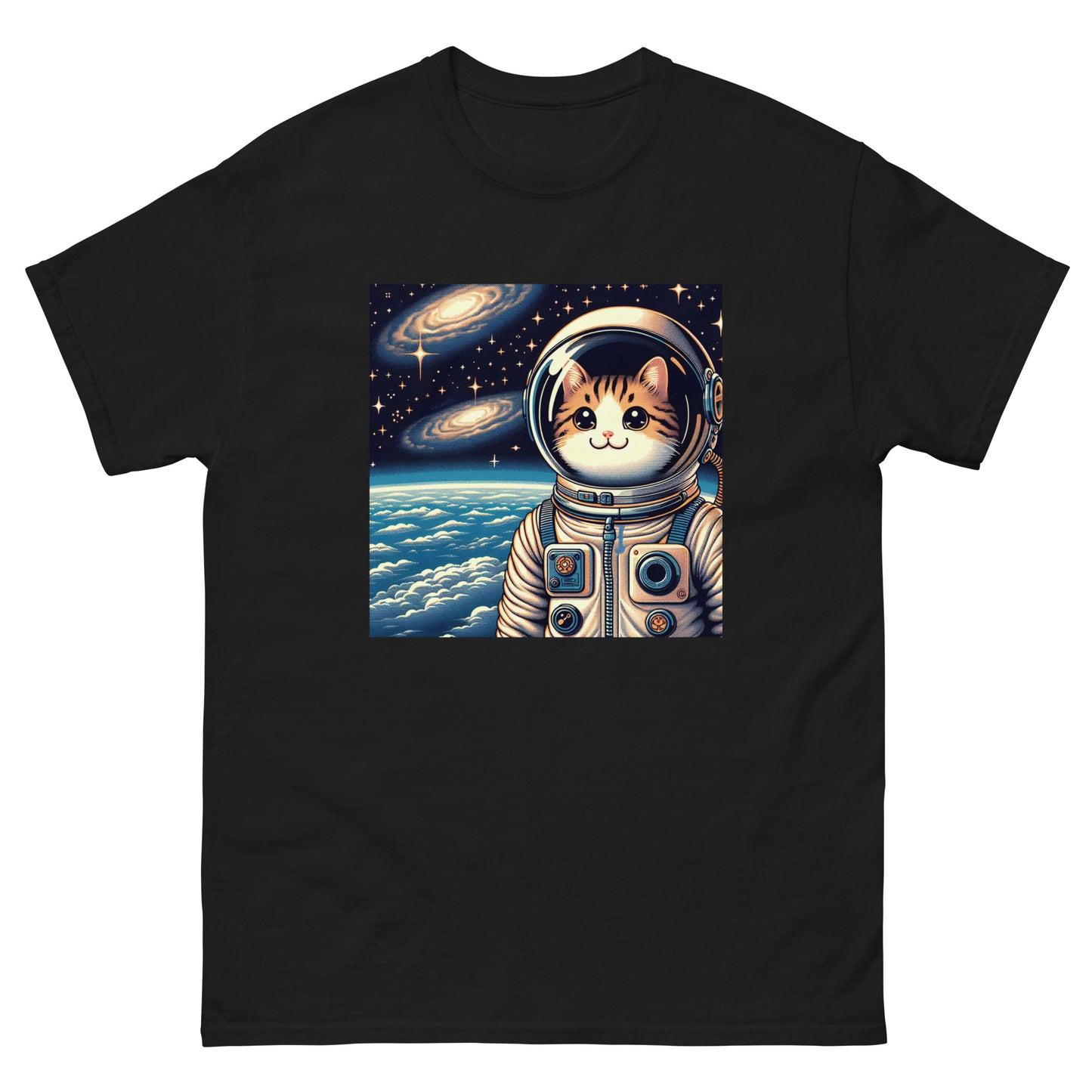 Space Cat Unisex Meme T-shirt