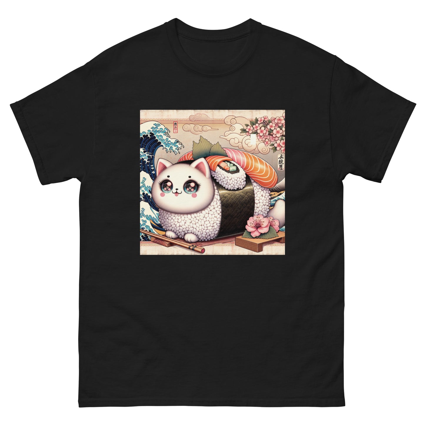 Sushi Cat Unisex Meme T-shirt