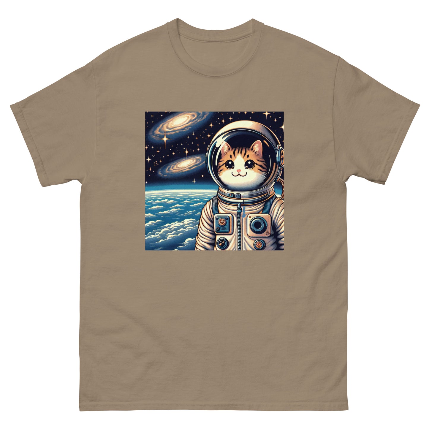 Space Cat Unisex Meme T-shirt