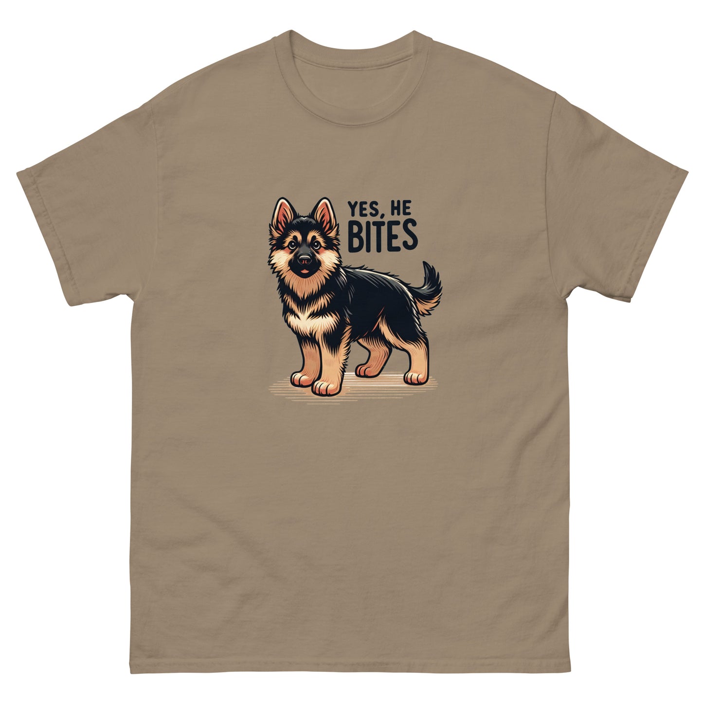 He Bites Unisex Meme T-shirt