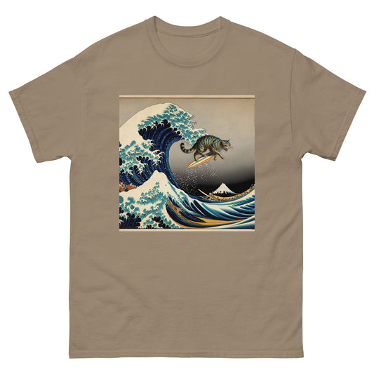 Surf Cat Unisex Meme T-shirt