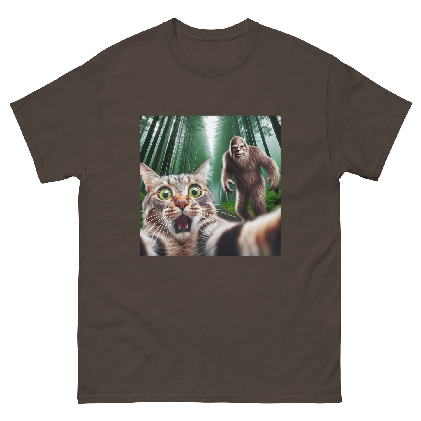 Bigfoot Cat Unisex Meme T-Shirt