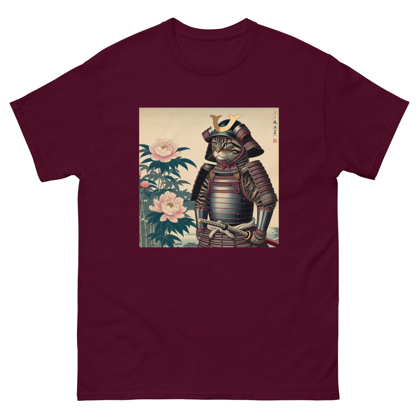 Samurai Cat Unisex Meme T-shirt