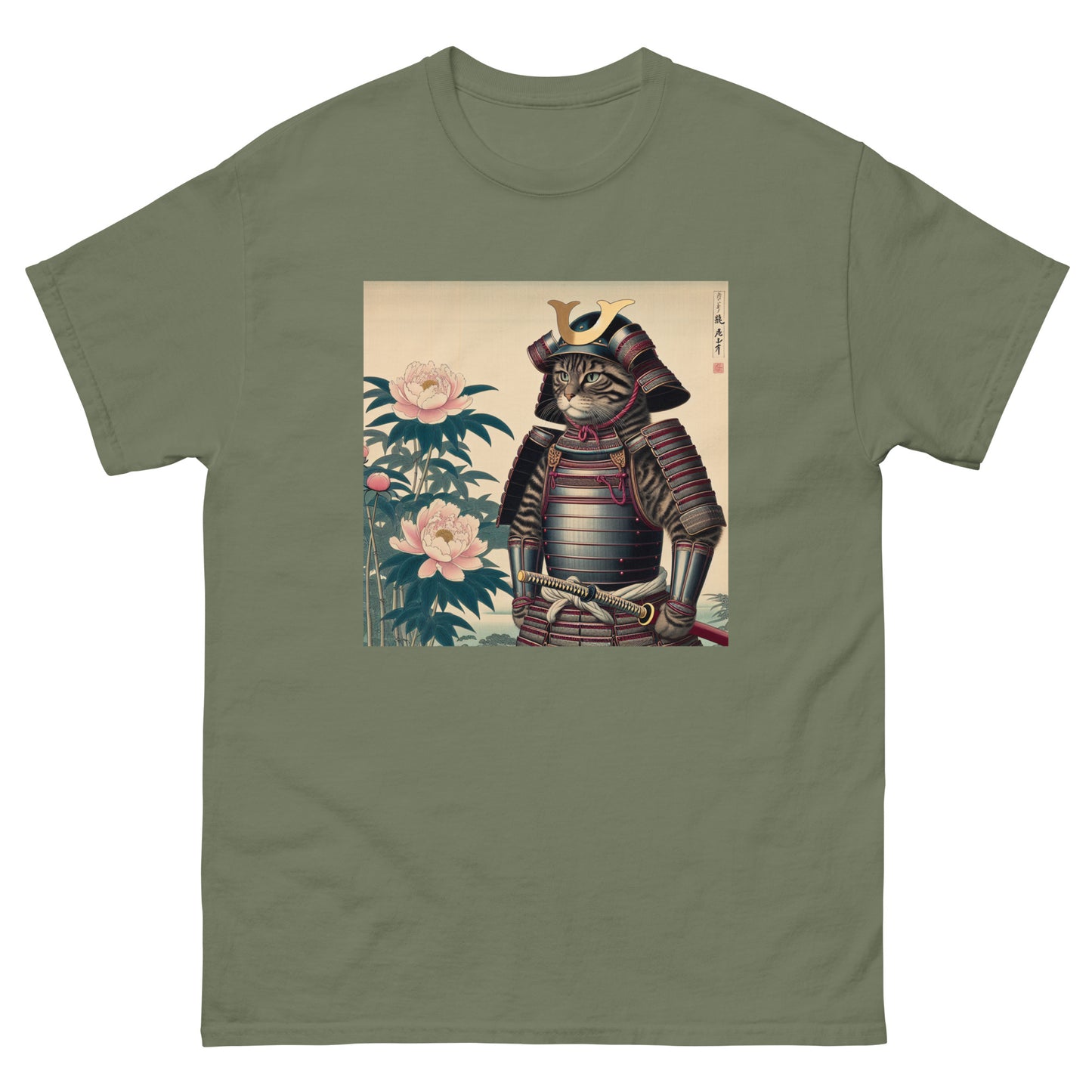 Samurai Cat Unisex Meme T-shirt