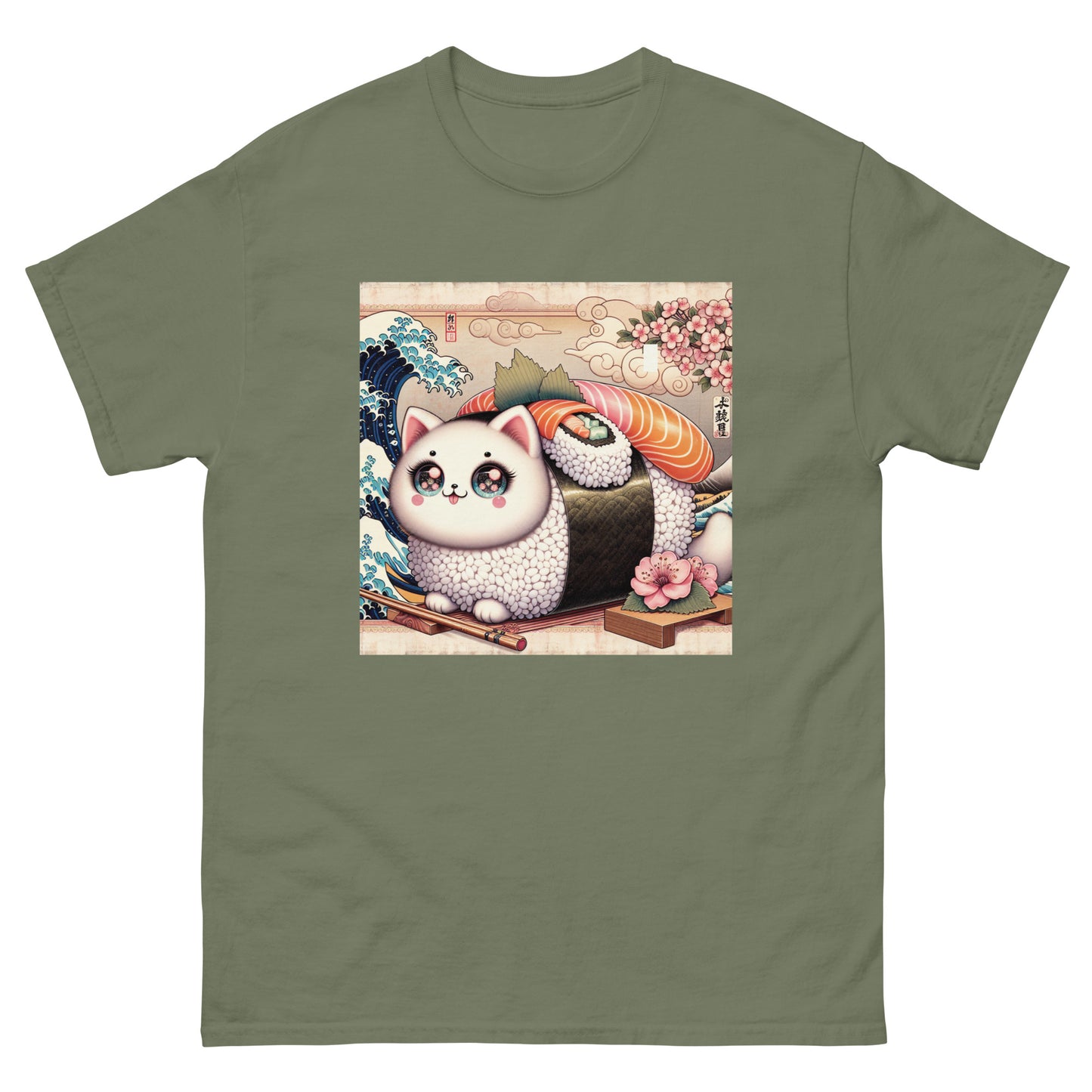 Sushi Cat Unisex Meme T-shirt