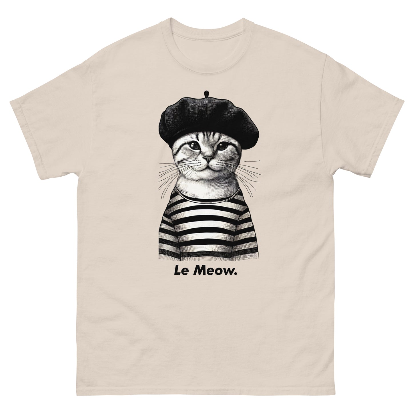 Le Meow Unisex Meme T-shirt