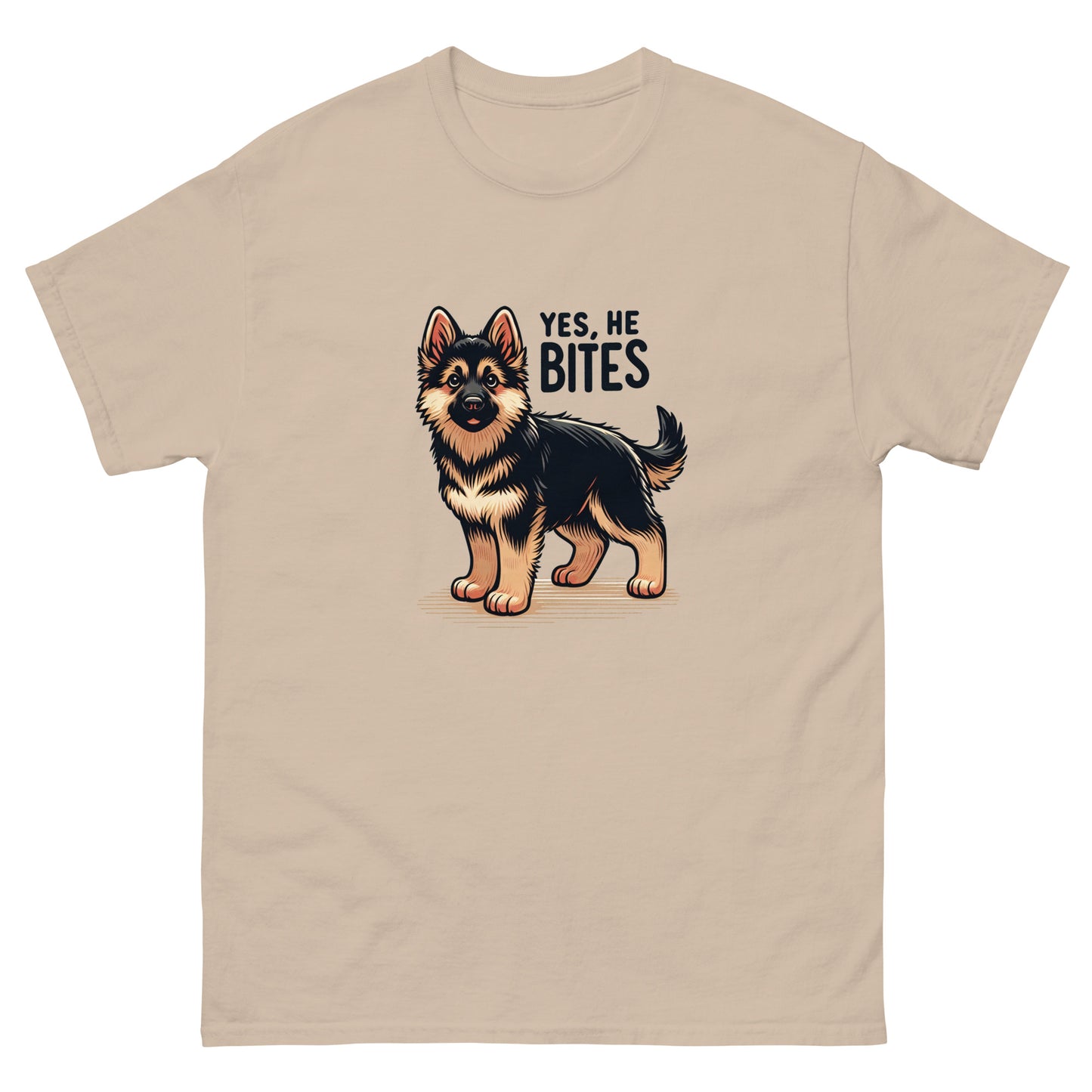 He Bites Unisex Meme T-shirt