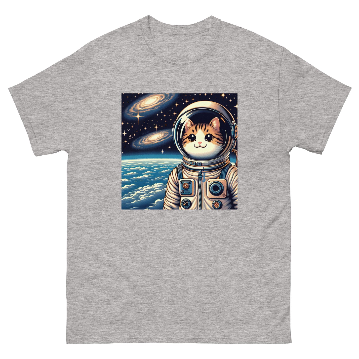 Space Cat Unisex Meme T-shirt