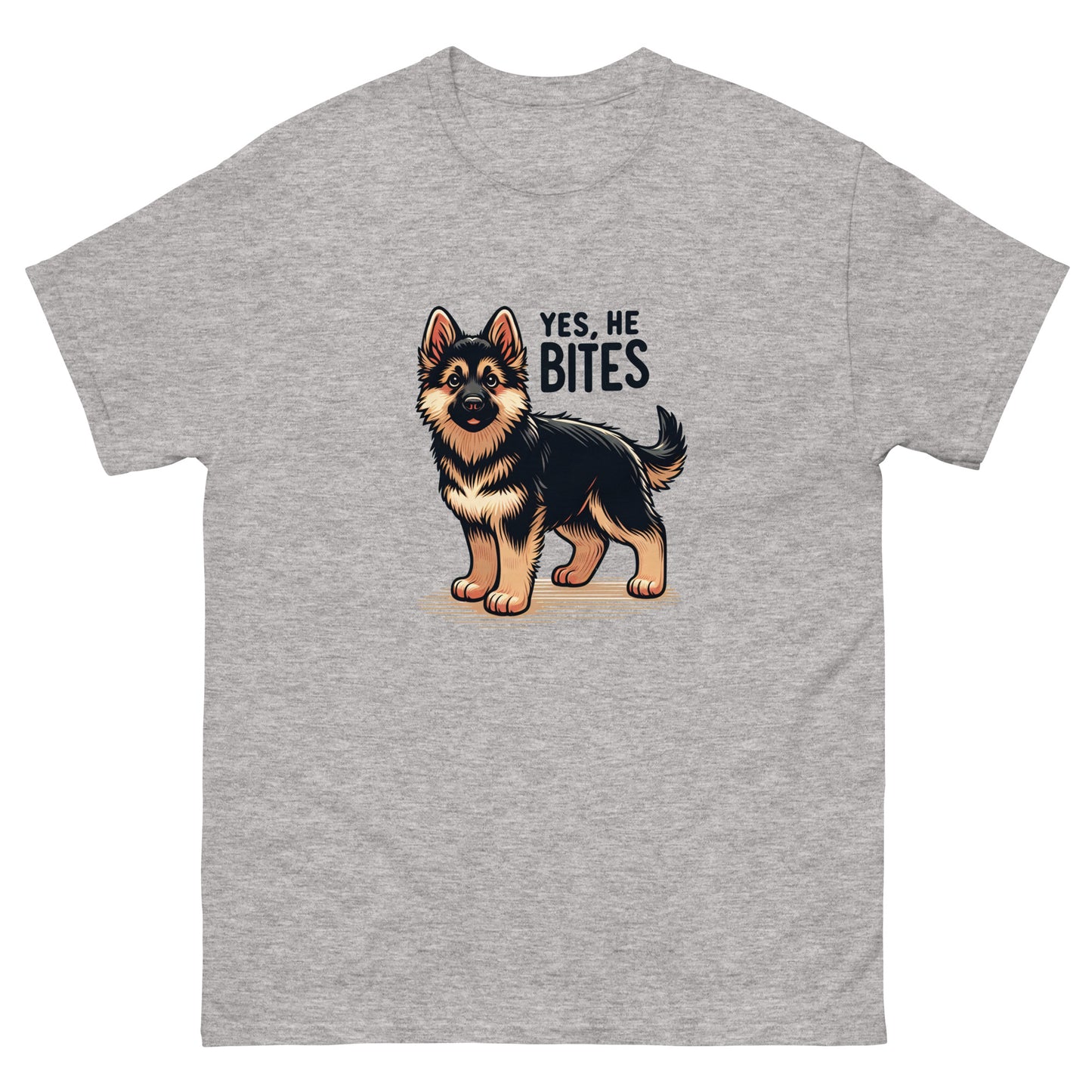 He Bites Unisex Meme T-shirt