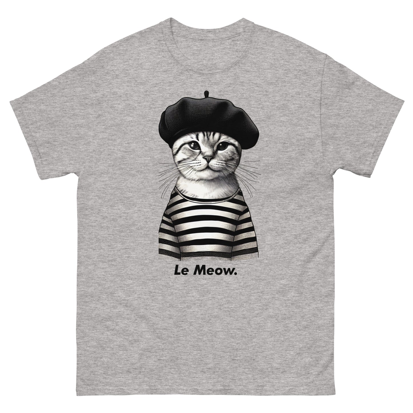 Le Meow Unisex Meme T-shirt