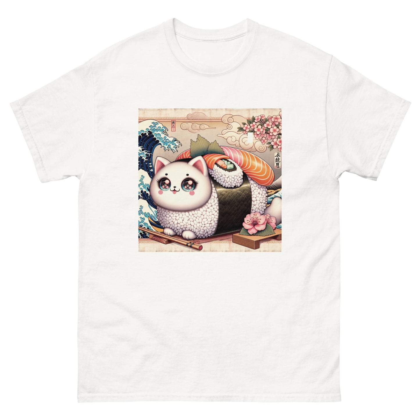 Sushi Cat Unisex Meme T-shirt