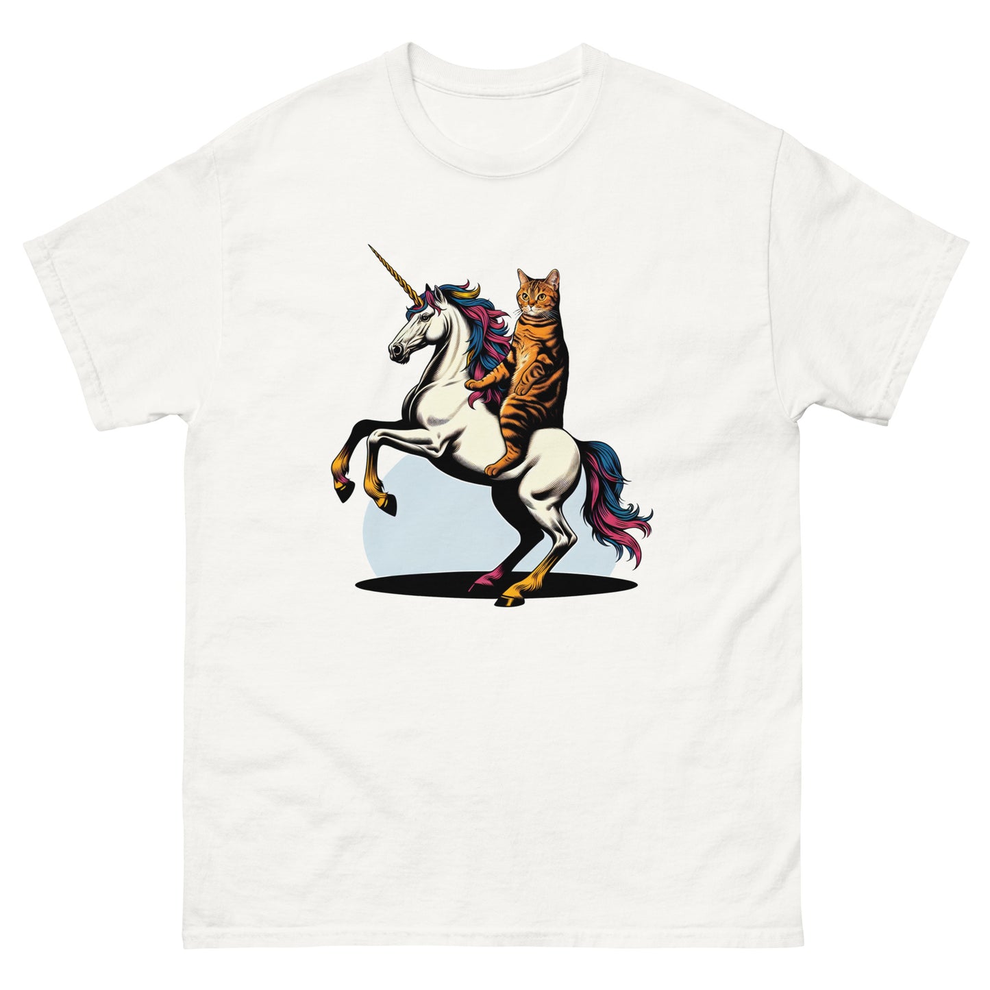 Cat Unicorn Unisex Meme T-Shirt