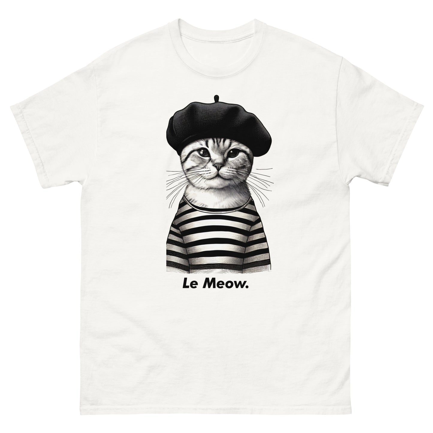 Le Meow Unisex Meme T-shirt